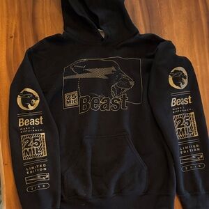 Mr.Beast 25MIL Black Hoodie - Limited Edition